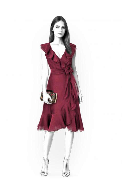 4488 · Платье с воланами — Фото