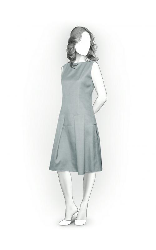 5826 · Платье с декоративными складками — Фото